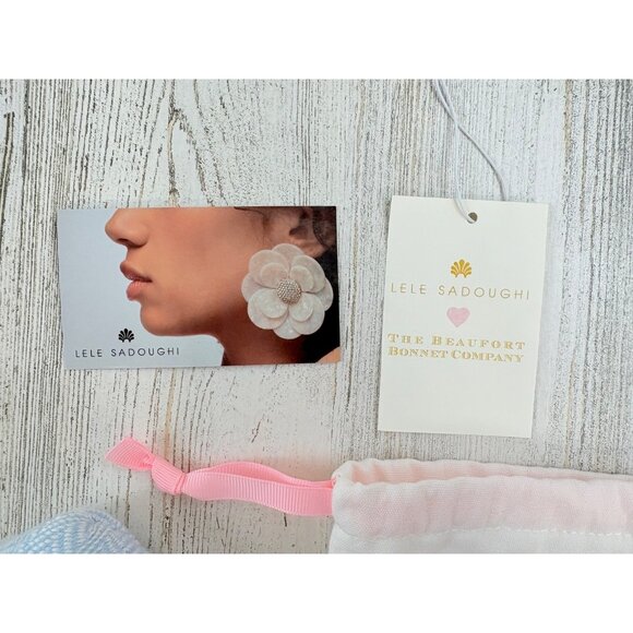 Lele Sadoughi The Beaufort Bonnet Company KIDS Knot Headband Beale Street Blue - Picture 2 of 15